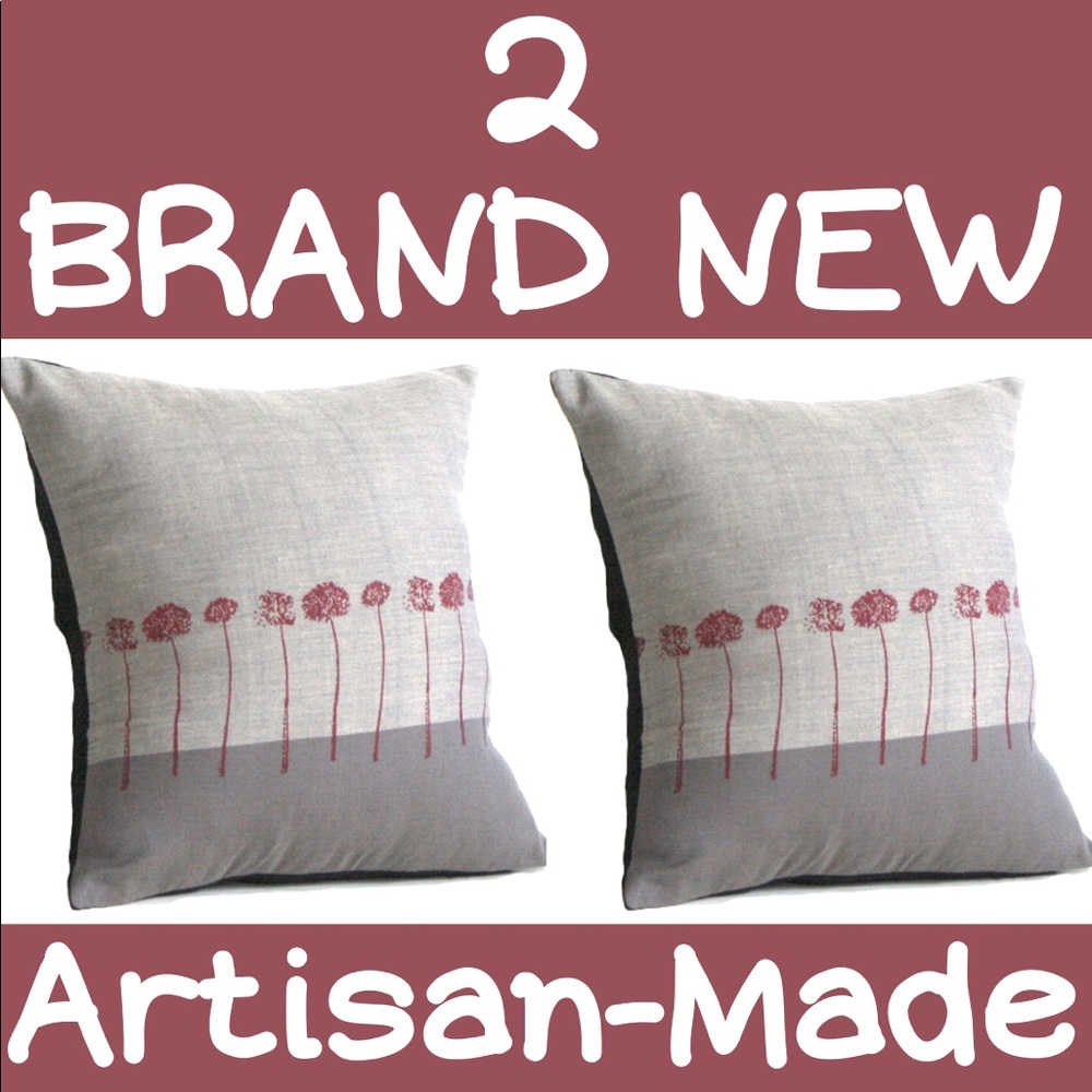 Throw Pillow Covers Set of 2 NWT (eco-friendly)